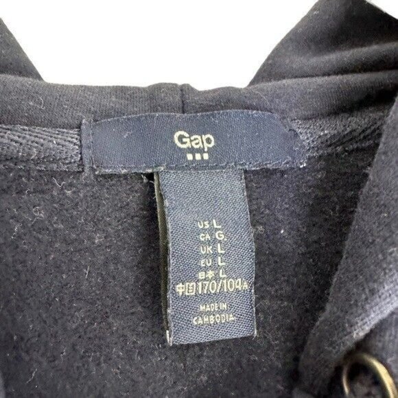 Gap Women’s Zip Hoodie Navy Size Large - Picture 4 of 7